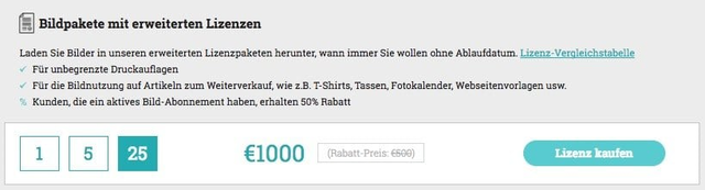 fotoskaufen adpic pakete erweiterte lizenz