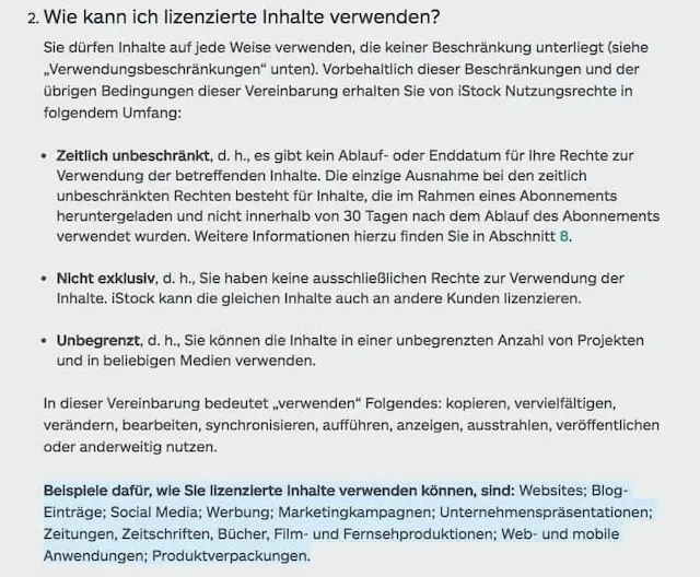 istock lizenz nutzung Lizenz: Nutzung iStock