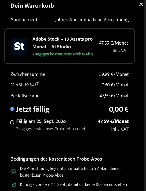 adobe stock probeabo 7 tage 7-Tage-Probe-Abo von Adobe Stock