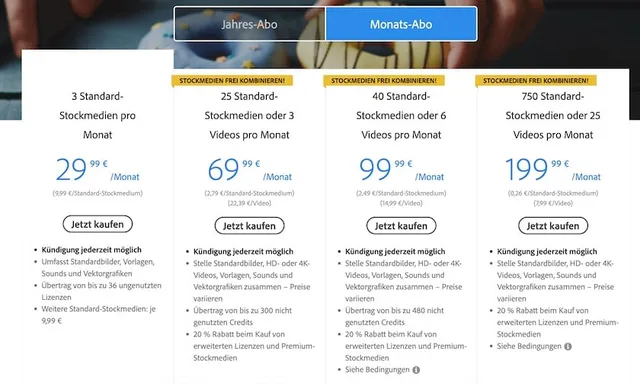 adobestock abo monat preise adobestock abo monat preise