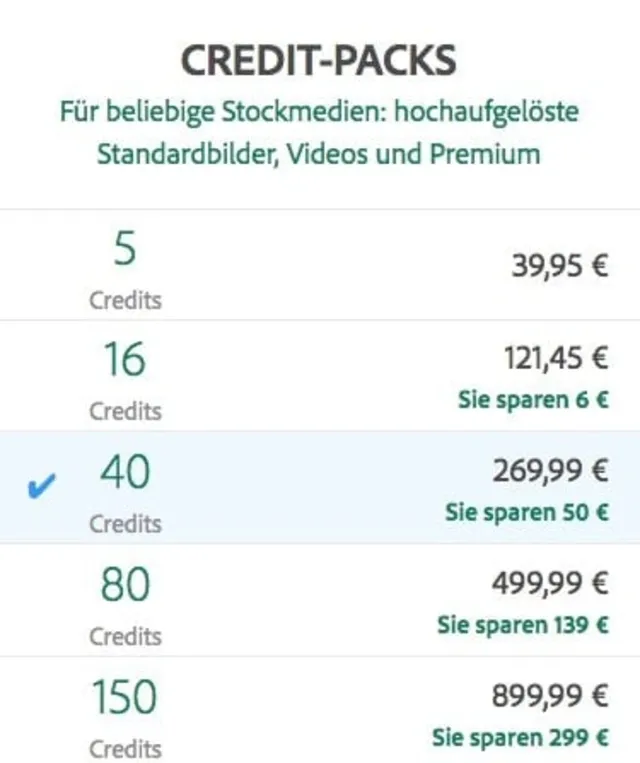 fotoskaufen adobestock creditprice 1 fotoskaufen adobestock creditprice