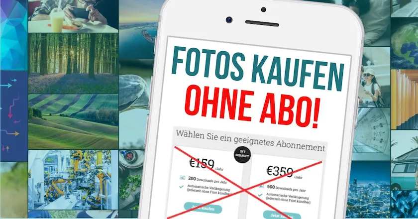 Fotos ohne Abo kaufen