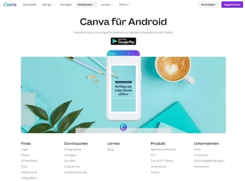 canva app android Canva-App Android