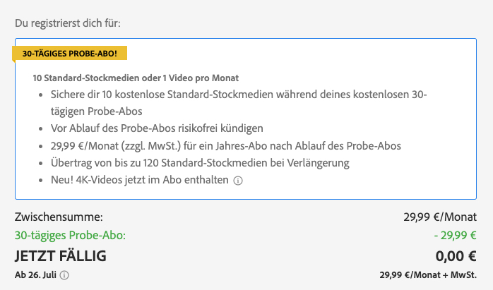 So laden Sie kostenlose Adobe Stock-Fotos herunter - adobe stock testabo seite