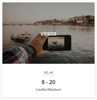 Top 7 Stock-Video-Seiten, um Videoclips zu kaufen - adobe video creditpreise