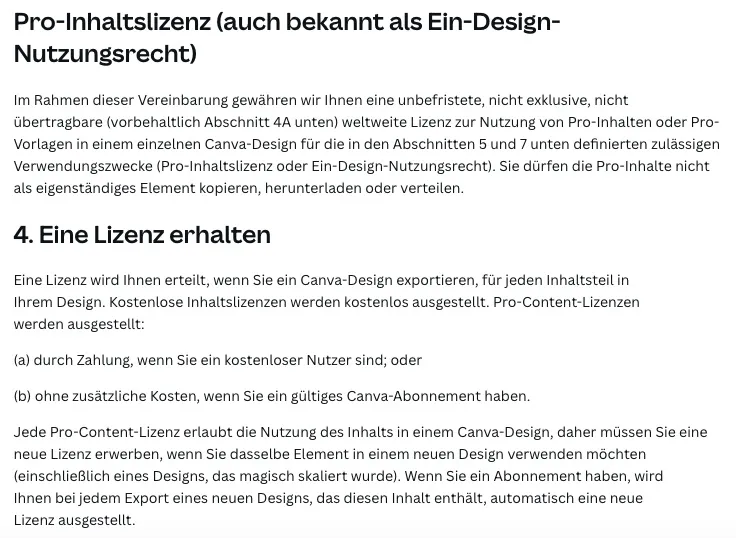 Pro-Lizenz Canva