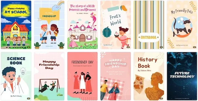 canva buchcover vorlagen Vorlagen für Buchcover Canva