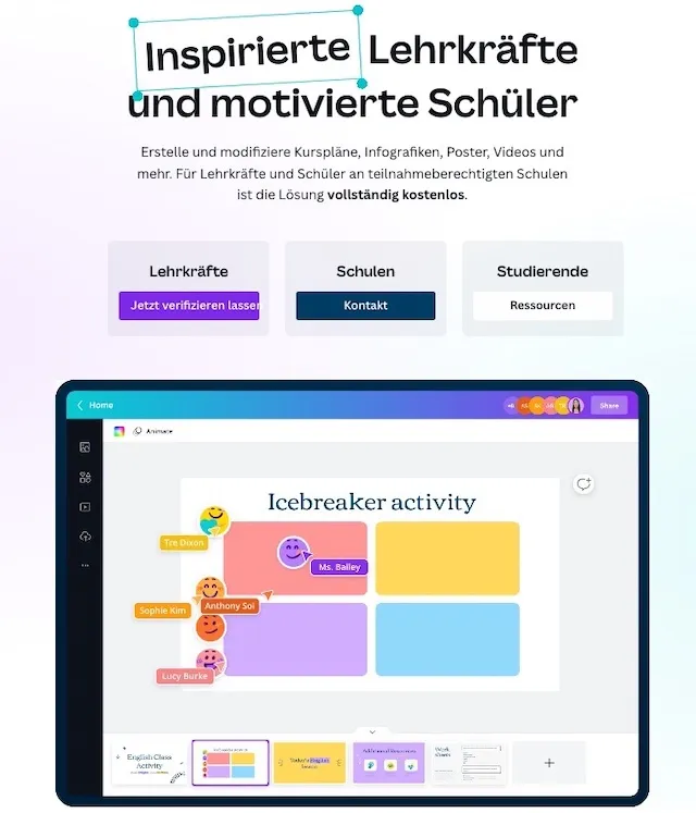 canva education bildung Education/Bildung Canva