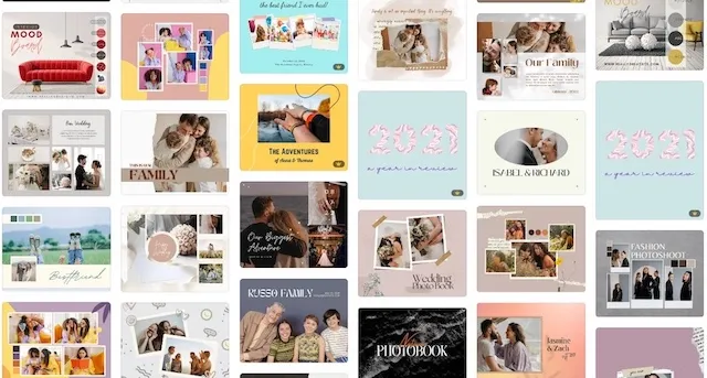 canva fotobuch vorlagen Vorlagen für Fotobuch Canva