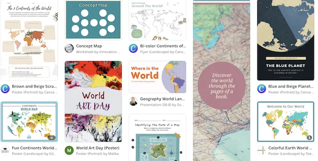 canva map vorlagen Map-Vorlagen Canva