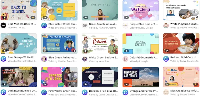 canva youtube video vorlagen YouTube-Video-Vorlagen Canva