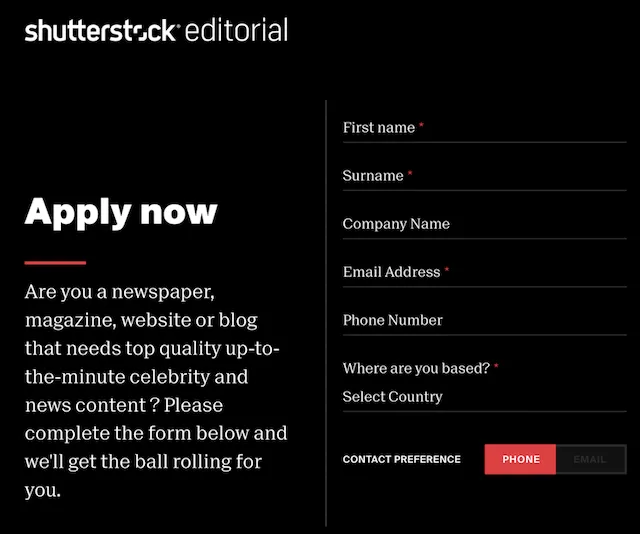 shutterstock editorial registration Registration Editorial Shutterstock