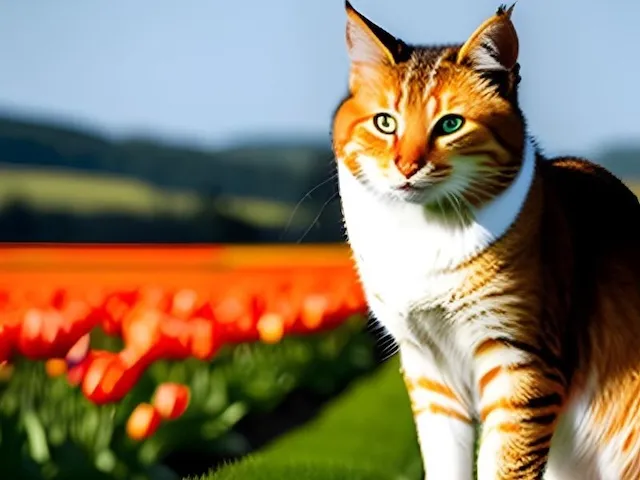 Generated Cat Photo Canva AI