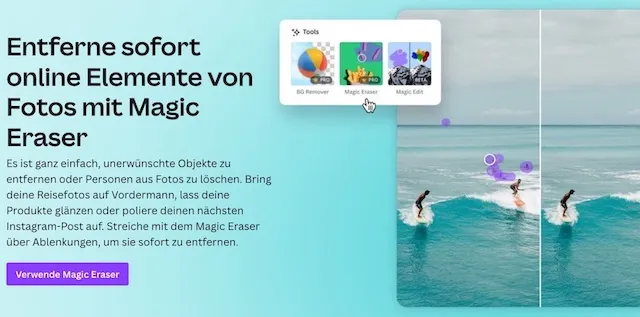 Magic Eraser Canva