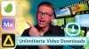 3 Stockfootage-Agenturen unlimitierter Download