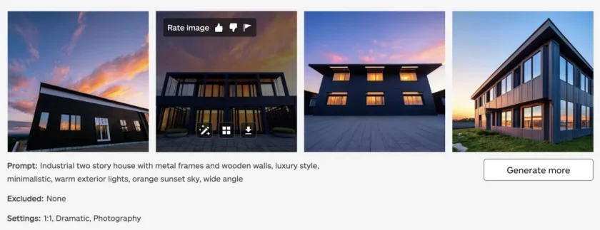 Ergebnisse: Architektonisches Bild  KI-Generator iStock