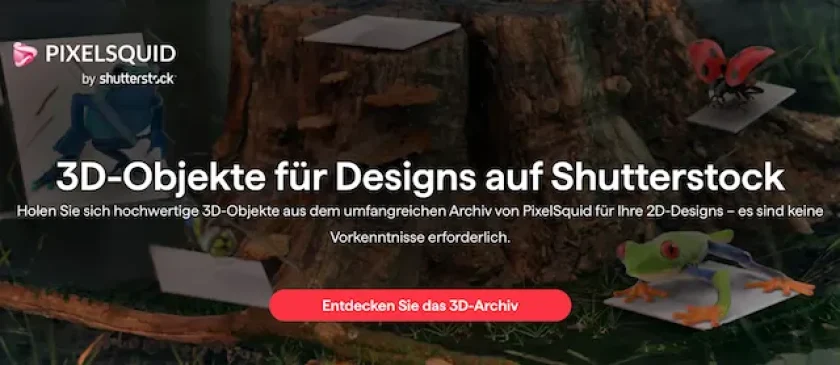 3D Objekte Shutterstock