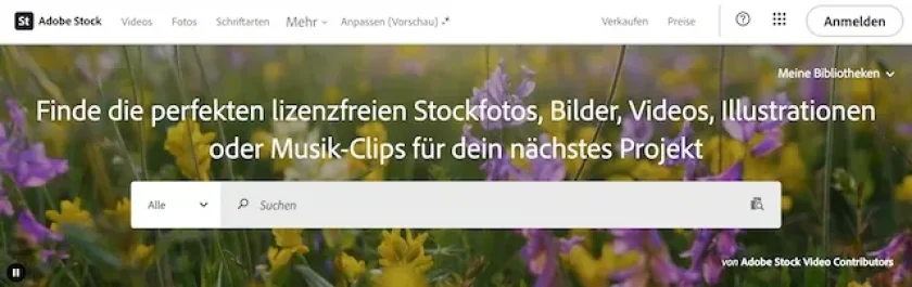 Startseite Adobe Stock