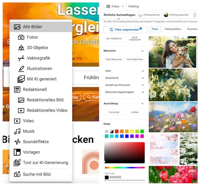 Bildsuche Shutterstock