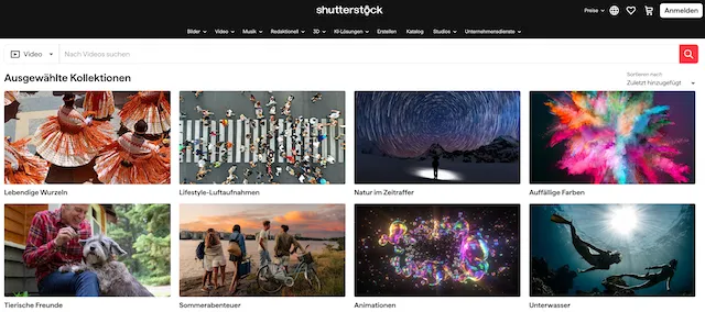 Shutterstock Kollektionen Videos Kollektionen-Videos Shutterstock