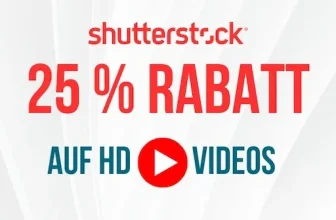 25 % Rabatt auf HD-Videos von Shutterstock