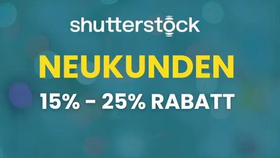 Shutterstock-Rabatte für Neukunden