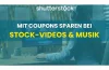 Shutterstock-Coupon für Video und Musik
