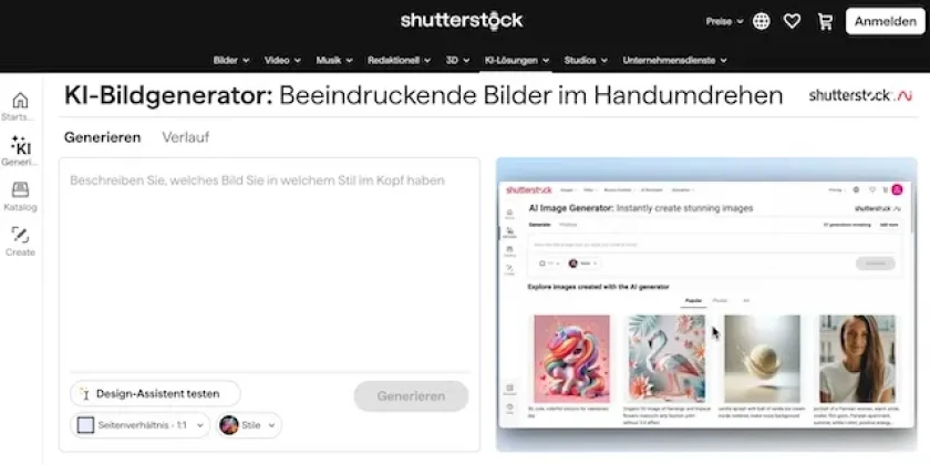 KI Generator Shutterstock