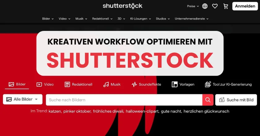 shutterstock workflow optimieren Workflow optimieren mit Shutterstock