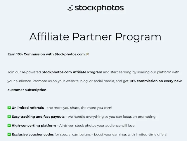 stockphotos com vorteile affiliate programm Vorteile Affiliate-Programm Stockphotos.com