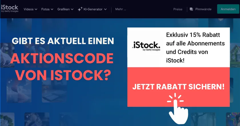 Aktuell Aktionscode von iStock?