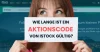 Gültigkeit Aktionscode iStock