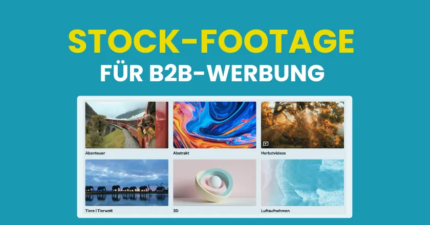 Stockfootage für B2B-Werbung