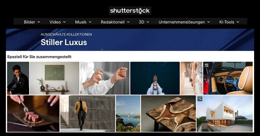 Kuratierte Bildkollektionen von Shutterstock