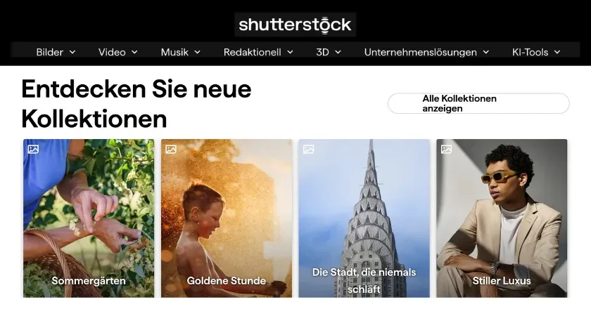 Neue Bildkollektionen von Shutterstock