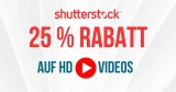 Shutterstocks Flash-Videoangebot: 25 % Rabatt auf HD-Stockvideos!