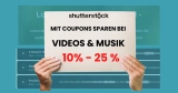 Shutterstock: Sparen bei Videos und Musik – Ja, mit Coupons!