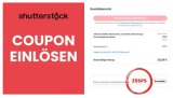 Shutterstock: So lösen Sie Ihren Coupon kinderleicht ein
