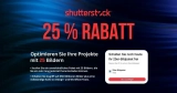 Exklusiver 25 % Rabatt auf das Shutterstock-Bildpaket mit 25 Downloads